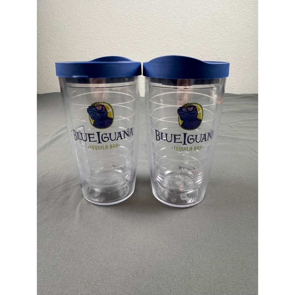 Tervis Carnival Cruise Line BlueIguana Tequila Bar 16oz Insulated Tumblers Set 2